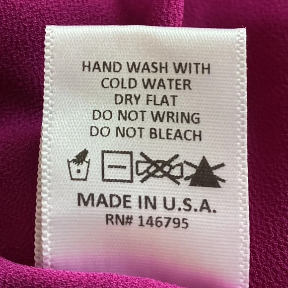 4SI3NNA Magenta Cape Back Swing Dress - Size S - Picture 12 of 14
